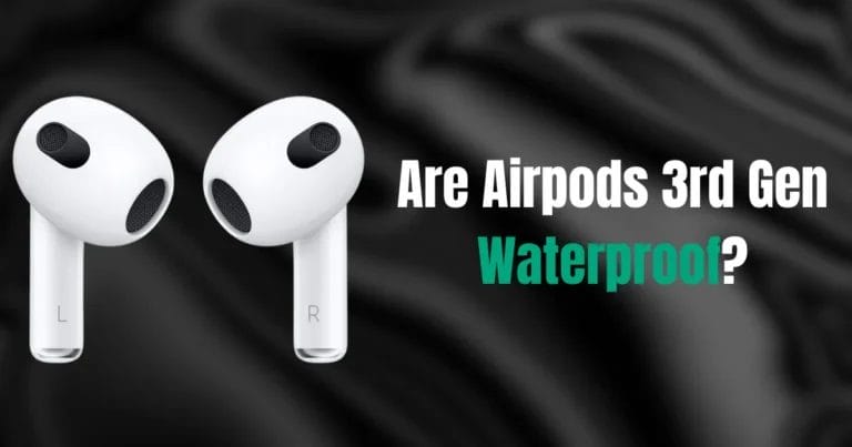 Are Airpods 3rd Gen Waterproof