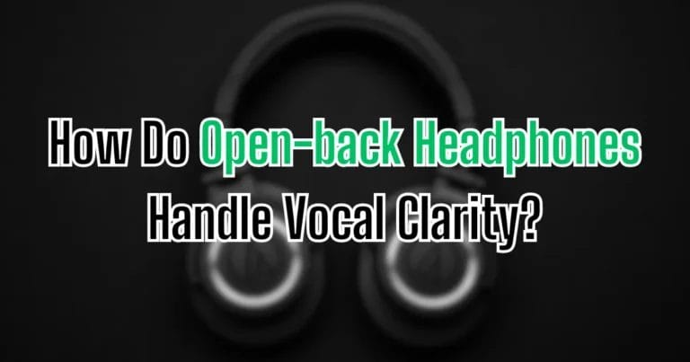 How Do Open-back Headphones Handle Vocal Clarity