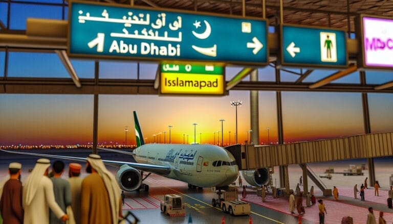 Abu Dhabi (AUH) To Islamabad (ISB) Flight